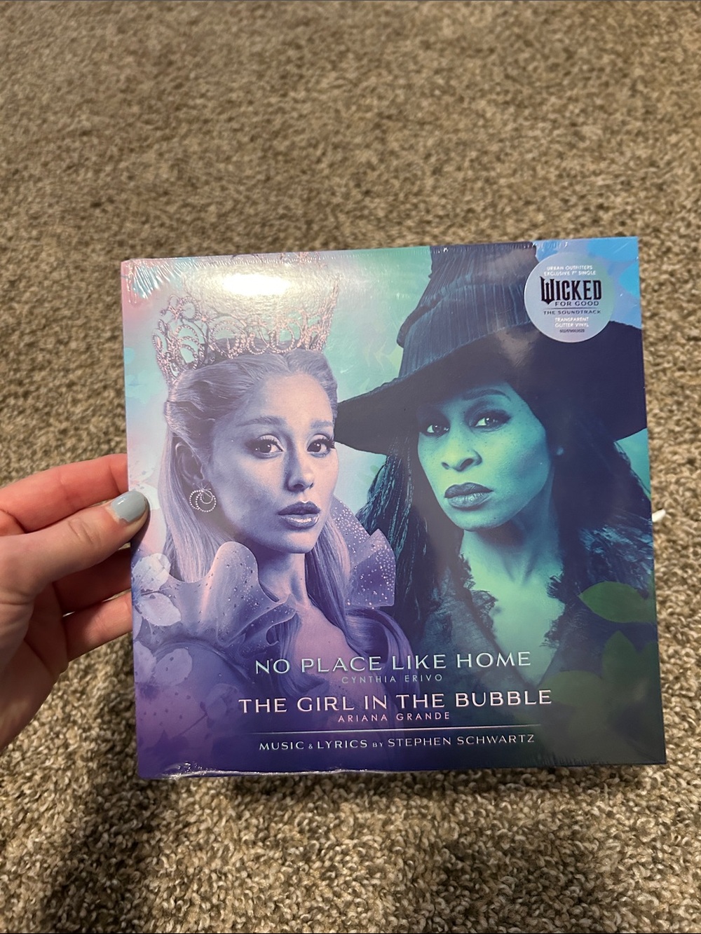 Ariana Grande - The Girl in the Bubble Vinyl Soundtrack (Purple & Teal)